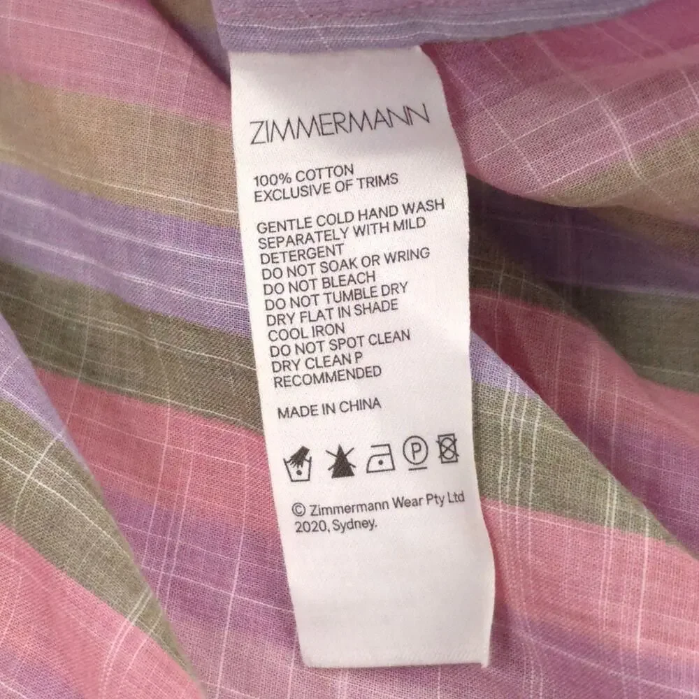 Zimmermann Poppy Asymmetrical Frill Dress - Picture 11 of 15